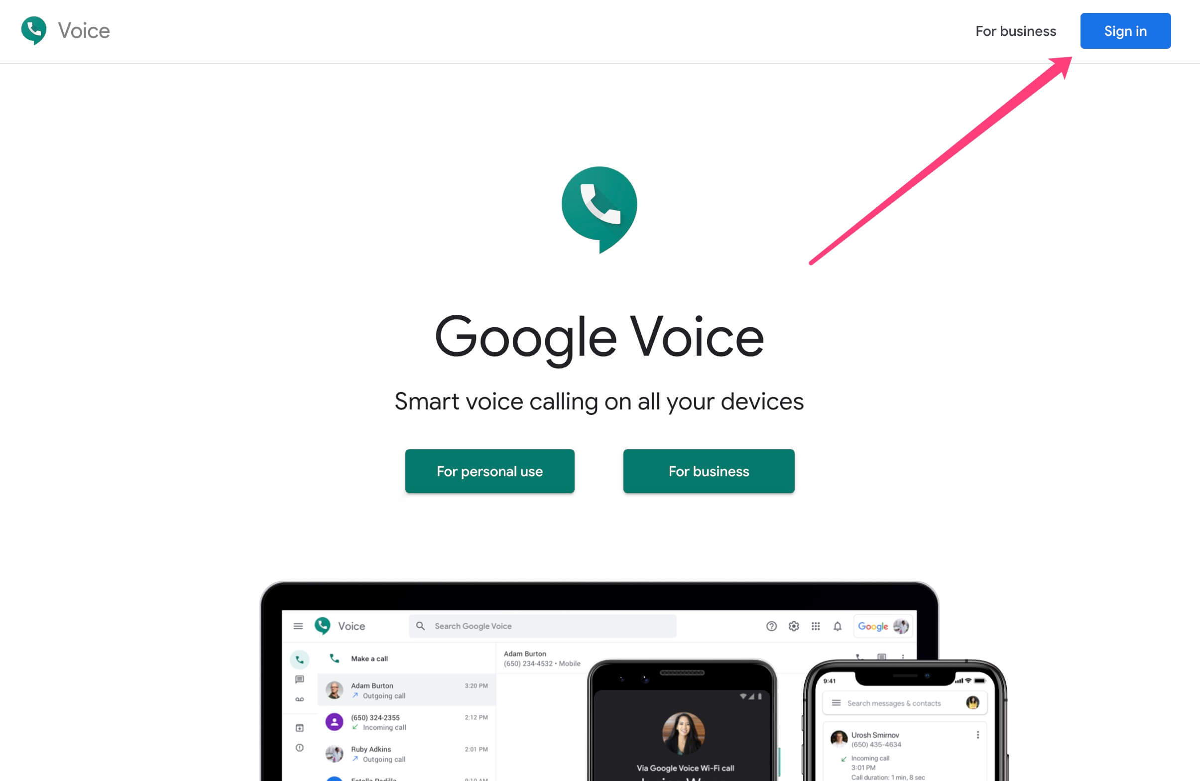 Google Voice账号登陆